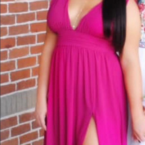 Pink prom dress worn once - Picture 2 of 2
